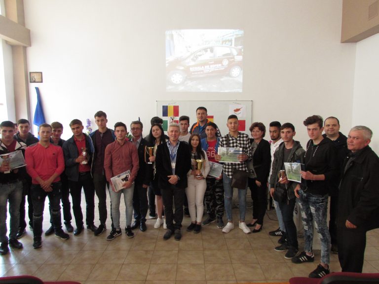 Concurs inedit de educaţie rutieră la Colegiul Tehnic Mihail Sturdza Iaşi
